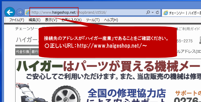 偽サイト